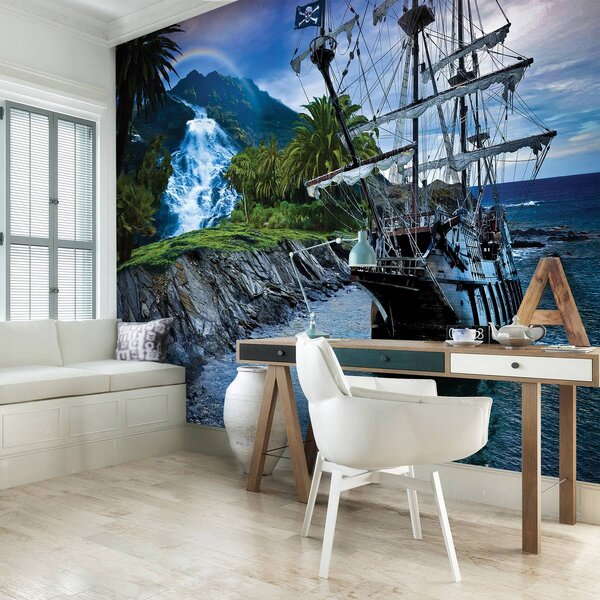 Foto tapeta - Gusarski brod (152,5x104 cm)