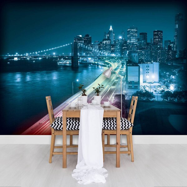 Foto tapeta - New York Brooklyn Bridge (152,5x104 cm)