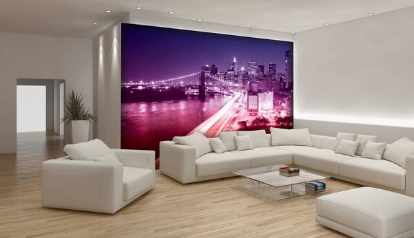 Foto tapeta - New York Brooklyn Bridge City (152,5x104 cm)