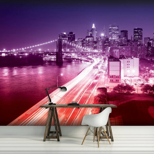 Foto tapeta - New York Brooklyn Bridge City (152,5x104 cm)