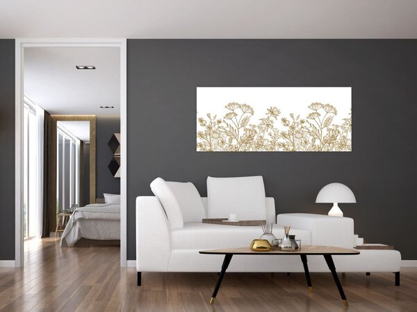 Slika - Travniške rože (120x50 cm)