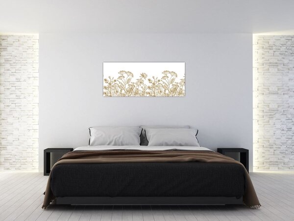 Slika - Travniške rože (120x50 cm)