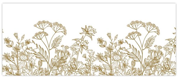 Slika - Travniške rože (120x50 cm)