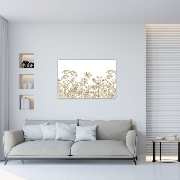 Slika - Travniške rože (90x60 cm)