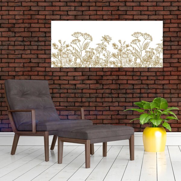 Slika - Travniške rože (120x50 cm)