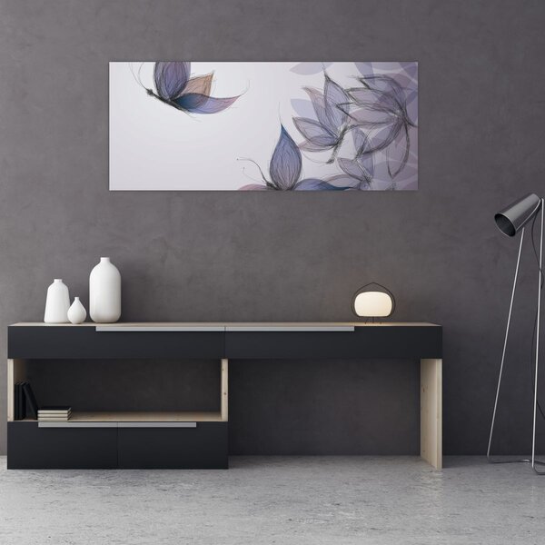Slika - Risanje metuljev (120x50 cm)