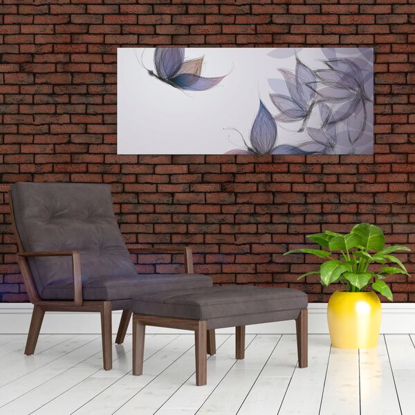 Slika - Risanje metuljev (120x50 cm)