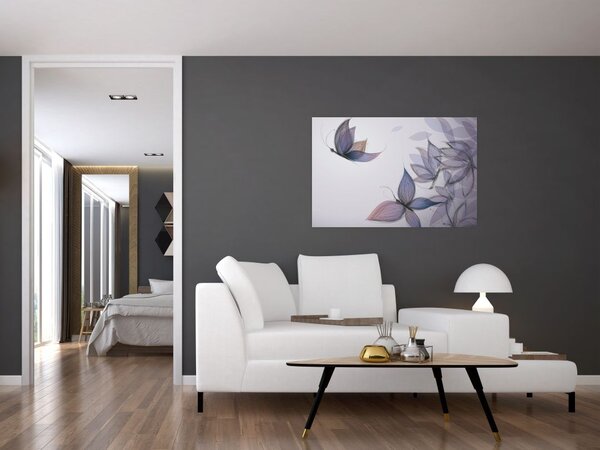 Slika - Risanje metuljev (90x60 cm)