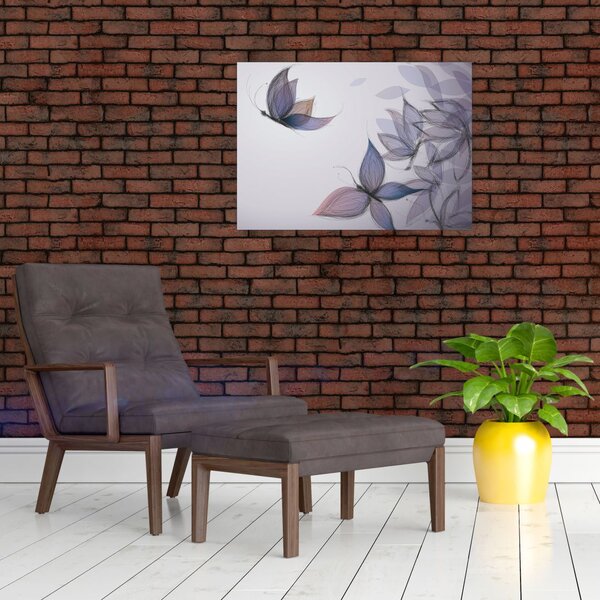 Slika - Risanje metuljev (70x50 cm)