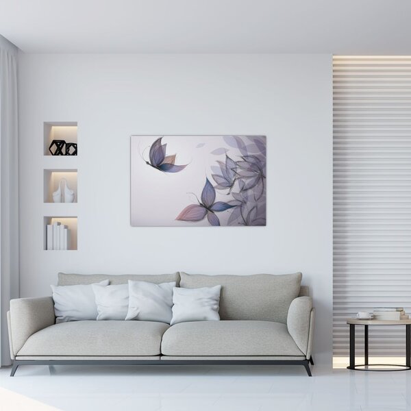 Slika - Risanje metuljev (90x60 cm)