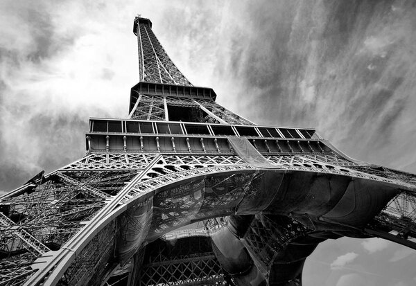 Foto tapeta - Eiffelov toranj Pariz City Urban (152,5x104 cm)