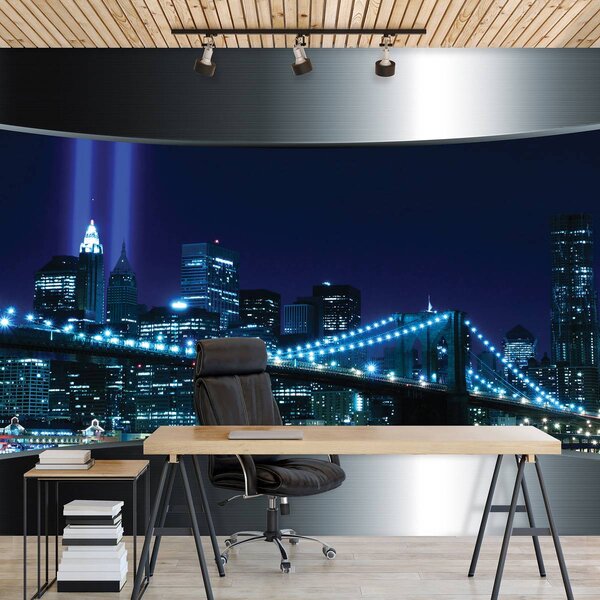 Foto tapeta - Grad noću (152,5x104 cm)