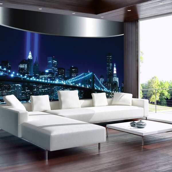 Foto tapeta - Grad noću (152,5x104 cm)