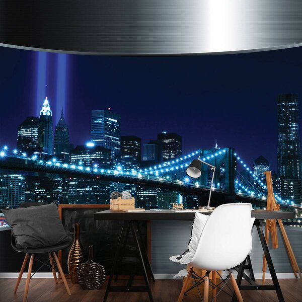 Foto tapeta - Grad noću (152,5x104 cm)