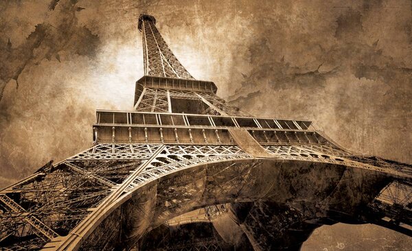 Foto tapeta - Eiffelov toranj Pariz City Urban (152,5x104 cm)