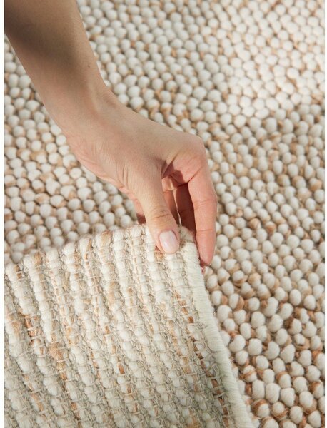 Bež ručno rađen tepih od mješavine vune 200x300 cm Peas – Villeroy&Boch