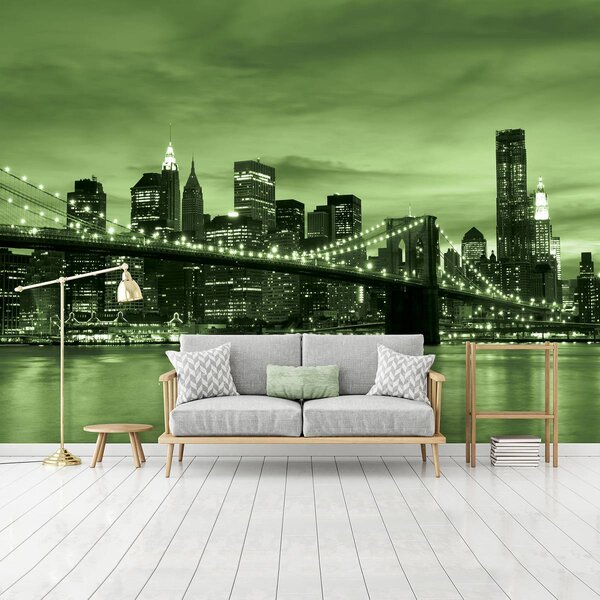 Foto tapeta - New York Brooklyn Bridge City (152,5x104 cm)