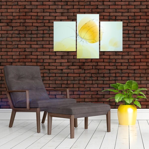 Slika - Rumeni metulj (90x60 cm)