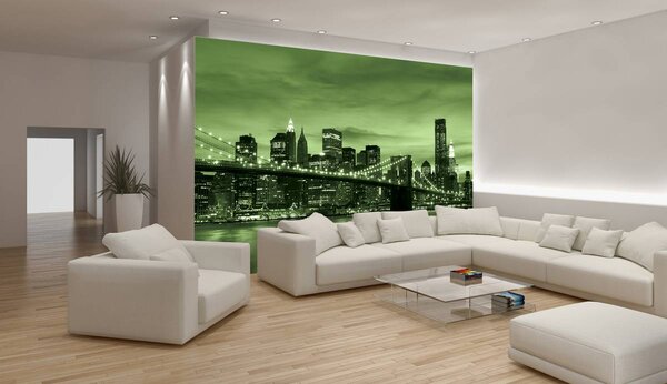 Foto tapeta - New York Brooklyn Bridge City (152,5x104 cm)