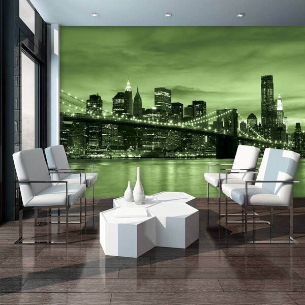 Foto tapeta - New York Brooklyn Bridge City (152,5x104 cm)