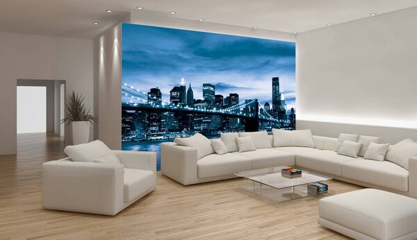 Foto tapeta - New York Brooklyn Bridge City (152,5x104 cm)