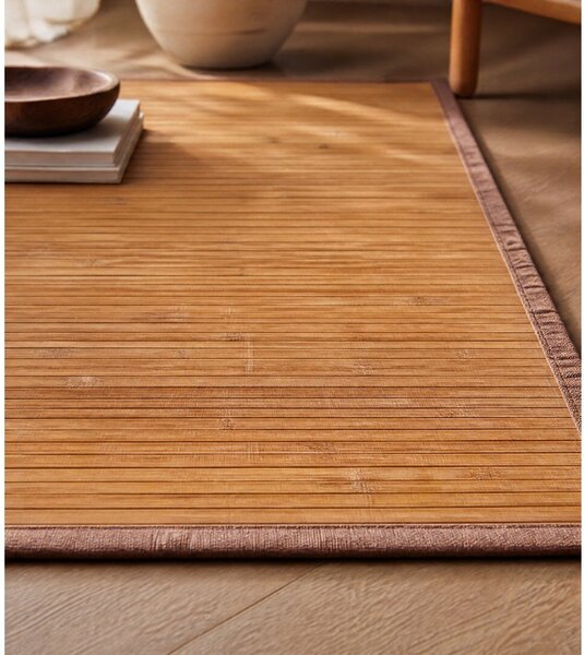 Tepih od bambusa u prirodnoj boji 60x90 cm – Casa Selección