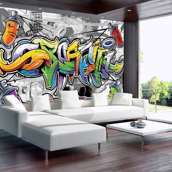 Foto tapeta - Šareni grafiti (152,5x104 cm)
