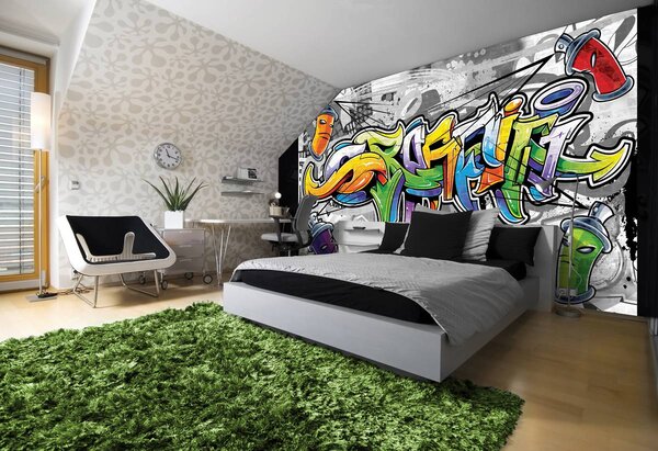 Foto tapeta - Šareni grafiti (152,5x104 cm)