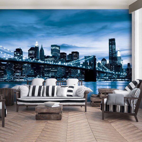 Foto tapeta - New York Brooklyn Bridge City (152,5x104 cm)