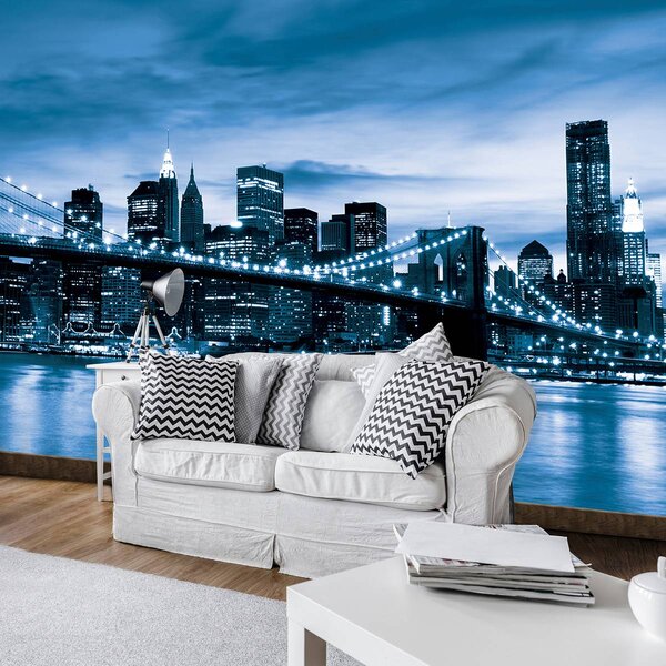 Foto tapeta - New York Brooklyn Bridge City (152,5x104 cm)