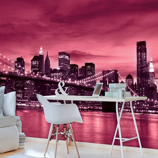 Foto tapeta - New York Brooklyn Bridge City (152,5x104 cm)