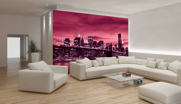 Foto tapeta - New York Brooklyn Bridge City (152,5x104 cm)