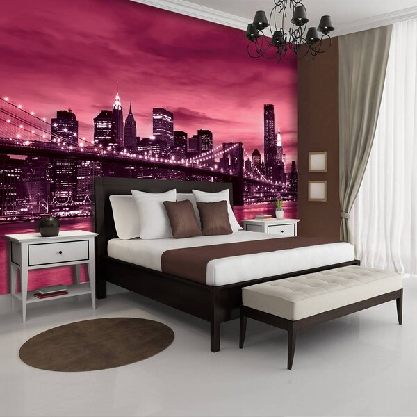 Foto tapeta - New York Brooklyn Bridge City (152,5x104 cm)