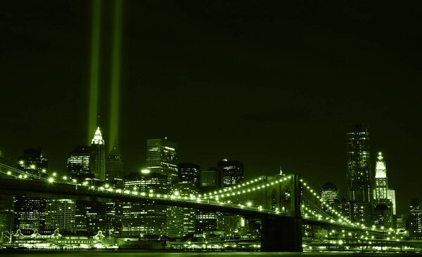 Foto tapeta - New York Brooklyn Bridge City (152,5x104 cm)