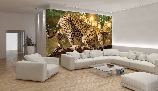 Foto tapeta - Jaguar Forest Woods (152,5x104 cm)