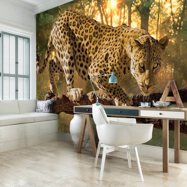 Foto tapeta - Jaguar Forest Woods (152,5x104 cm)