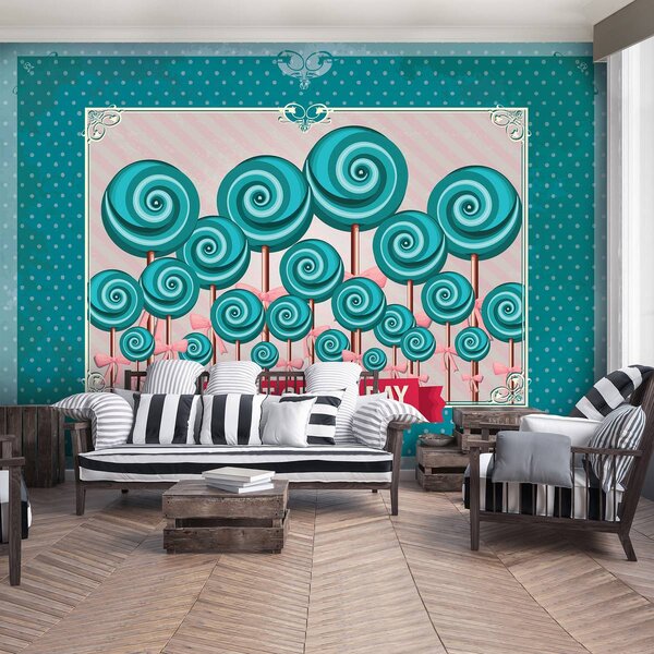 Foto tapeta - Slatki Pin Up Lollies (152,5x104 cm)