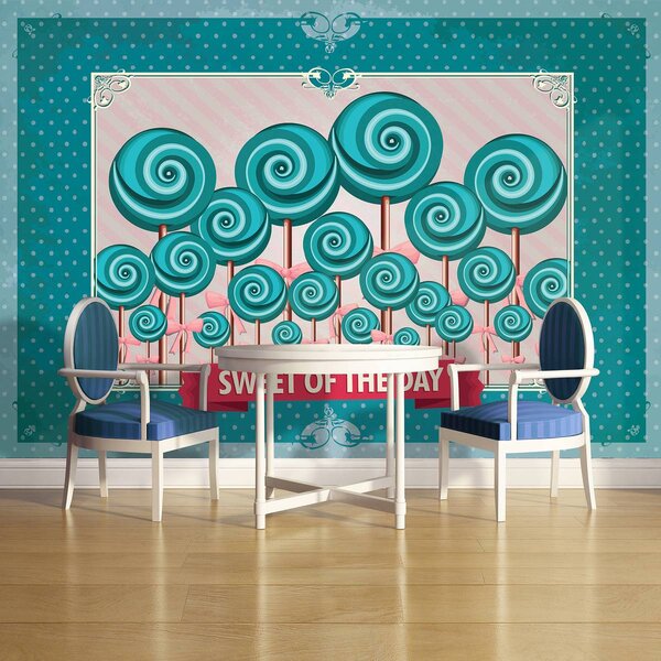 Foto tapeta - Slatki Pin Up Lollies (152,5x104 cm)