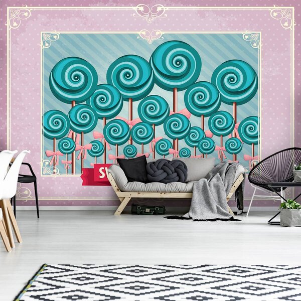 Foto tapeta - Slatki Pin Up Lollies (152,5x104 cm)