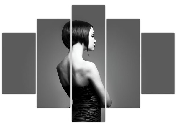 Podoba elegantne ženske (150x105 cm)