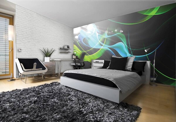 Foto tapeta - Apstraktni valovi (152,5x104 cm)