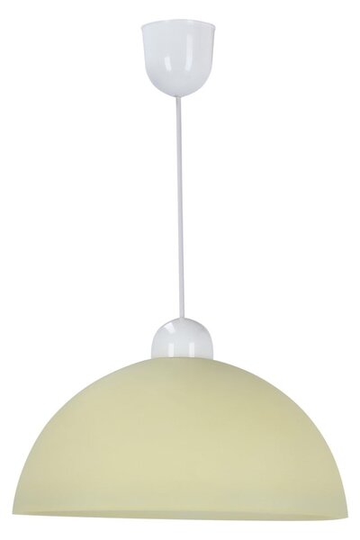 Krem viseća svjetiljka sa staklenim sjenilom ø 22 cm Vanilia – Candellux Lighting