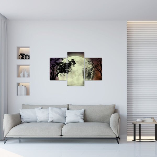 Slika - Polna luna nad površjem (90x60 cm)