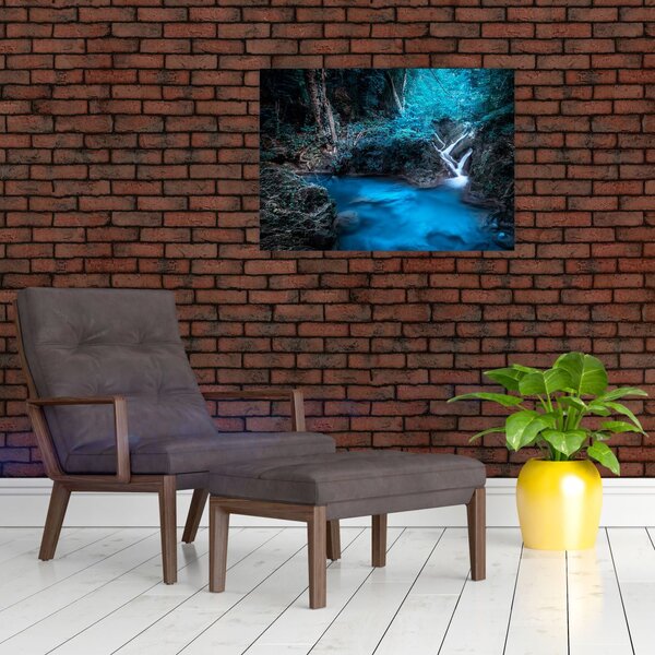 Slika - Čarobna noč v tropskem gozdu (70x50 cm)