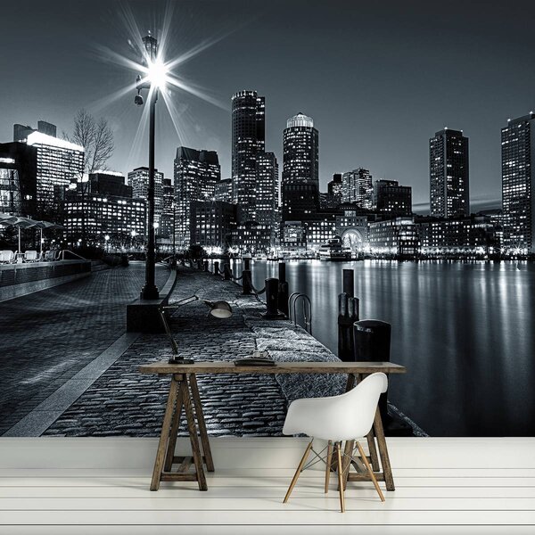 Foto tapeta - Noću u New Yorku (152,5x104 cm)