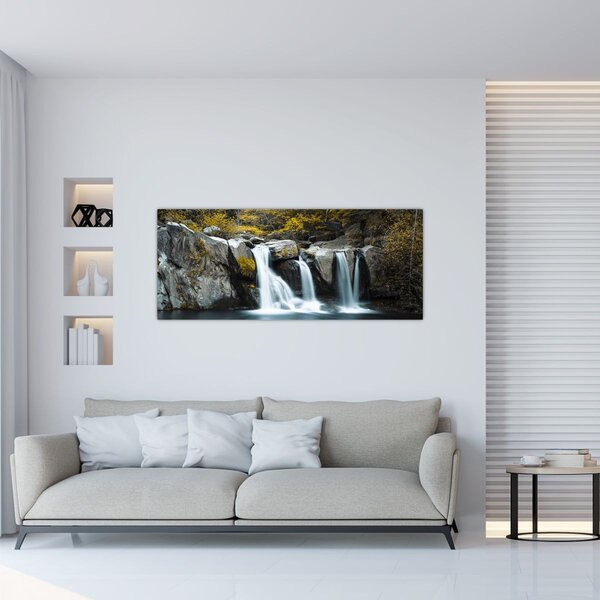 Slika - Slapovi, Lushan, Kitajska (120x50 cm)