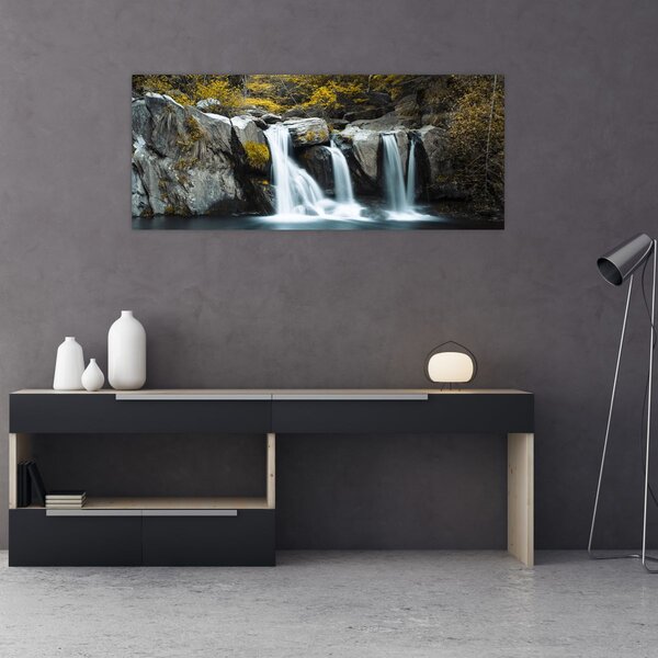 Slika - Slapovi, Lushan, Kitajska (120x50 cm)