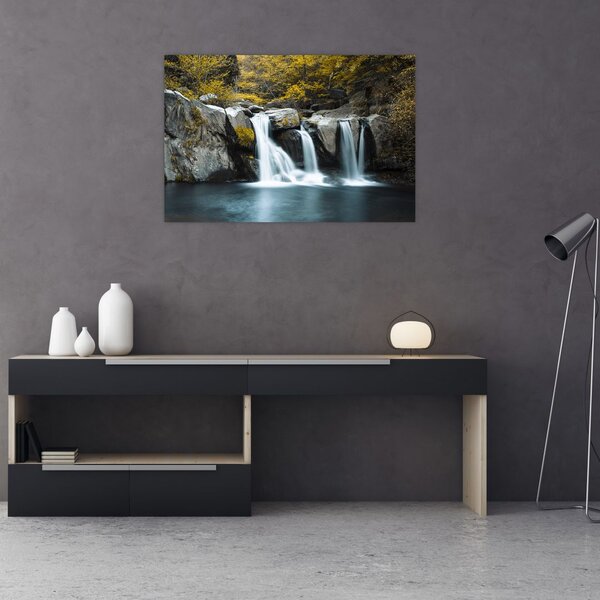 Slika - Slapovi, Lushan, Kitajska (90x60 cm)