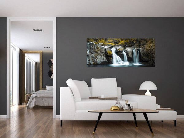 Slika - Slapovi, Lushan, Kitajska (120x50 cm)