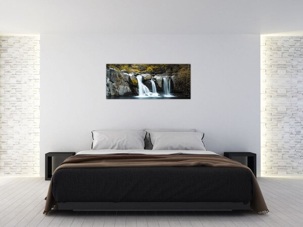Slika - Slapovi, Lushan, Kitajska (120x50 cm)